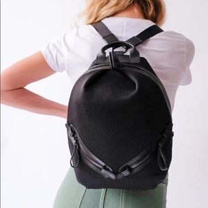 Caraa Black Mesh Backpack